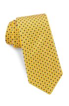 Men's Ted Baker London Alternating Dot Silk Tie, Size - Yellow