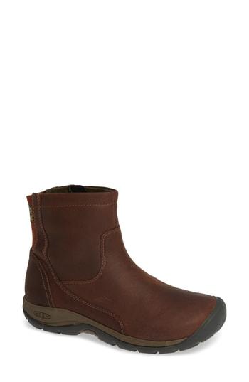 Women's Keen Presidio Ii Waterproof Bootie M - Brown