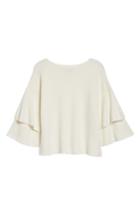 Women's Madewell Tier Sleeve Sweater - White