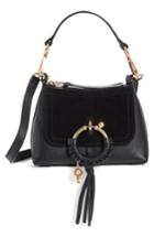 See By Chloe Mini Joan Leather Crossbody Bag - Black