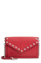 Women's Rebecca Minkoff Blythe Studded Leather Crossbody Wallet - Red
