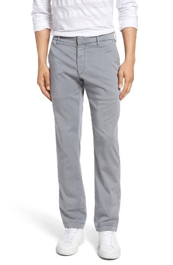 Men's Zachary Prell Aster Straight Leg Trousers - Grey