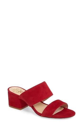 Women's Vince Camuto Franine Sandal M - Red