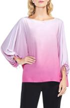 Women's Vince Camuto Echo Ombre Tie Cuff Blouse, Size - Pink