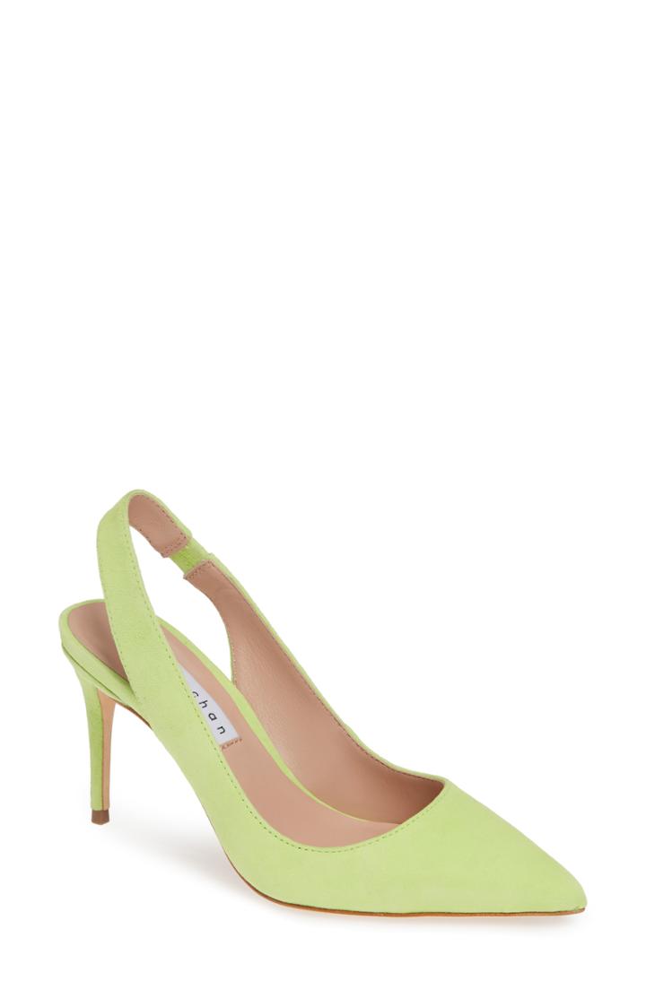 Women's James Chan Fallon Slingback Pump M - Green
