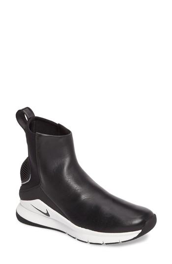Women's Nike Rivah High Premium Waterproof Sneaker Boot M - Black