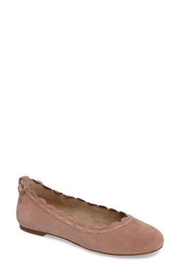 Women's Jack Rogers Lucie Scalloped Flat M - Metallic