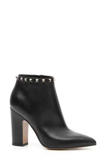 Women's Valentino Garavani 'rockstud' Bootie .5us / 35.5eu - Black