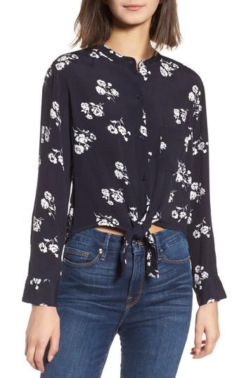 Women's Rails Rowena Tie Front Top - Blue