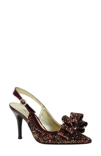 Women's J. Renee Charise Slingback Pump .5 M - Red