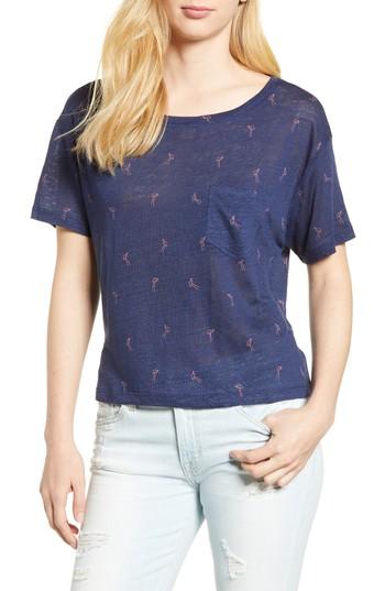 Women's Rails Billie Linen Blend Tee - Blue