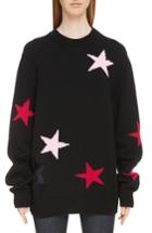 Women's Givenchy Star Cutout Wool Sweater - Black