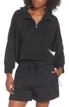 Women's Nike Nikelab Collection Women's Half Zip Fleece Hoodie - Black