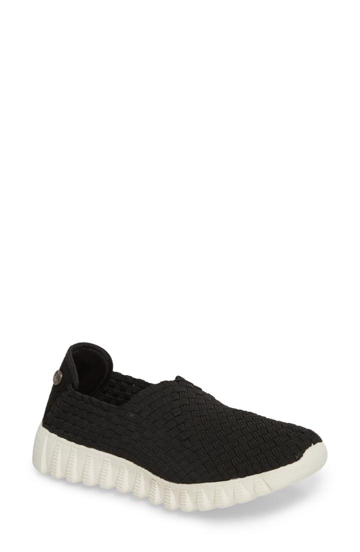 Women's Bernie Mev. Woven Slip-on Sneaker Us / 36eu - Black