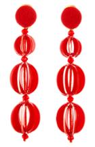 Women's Oscar De La Renta Spliced Globe Earrings