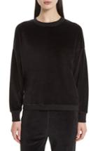 Women's Vince Velour Pullover - Black