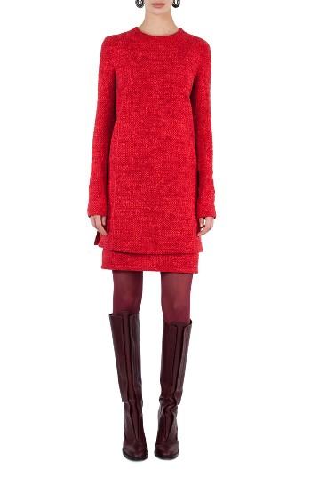 Women's Akris Punto Melange Knit Tunic Pullover