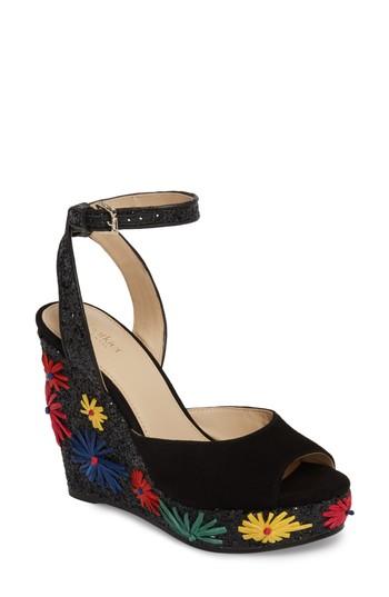 Women's Botkier Jessie Wedge Sandal .5 M - Black