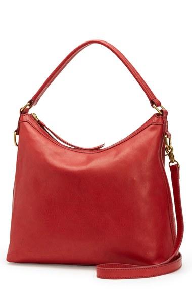 Frye Claude Leather Hobo - Red