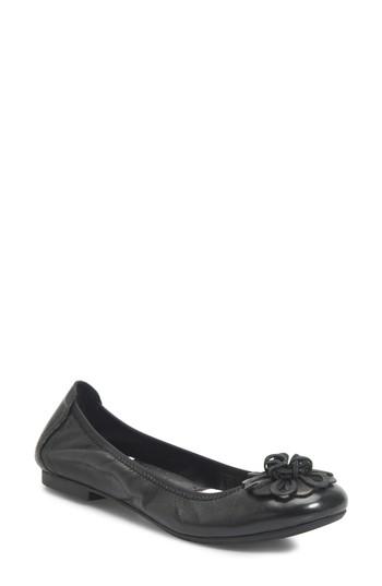 Women's B?rn Julianne Floral Flat M - Black
