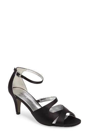 Women's David Tate Gaze Crystal Buckle Sandal N - Black