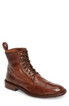 Men's J & M 1850 Bryson Cap Toe Boot M - Brown