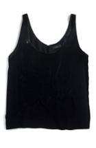 Women's J.crew Riff Velvet Tank Top