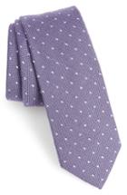 Men's 1901 Legro Dot Silk Tie, Size - Purple