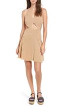 Women's Somedays Lovin Take Me Here Cutout Cotton & Linen Dress - Beige