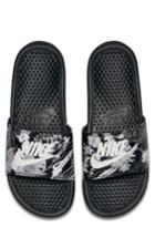 Women's Nike Benassi Just Do It Print Sandal M - Grey
