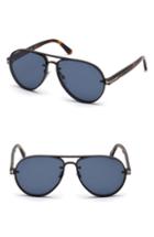 Men's Tom Ford Alexei 62mm Oversize Aviator Sunglasses -