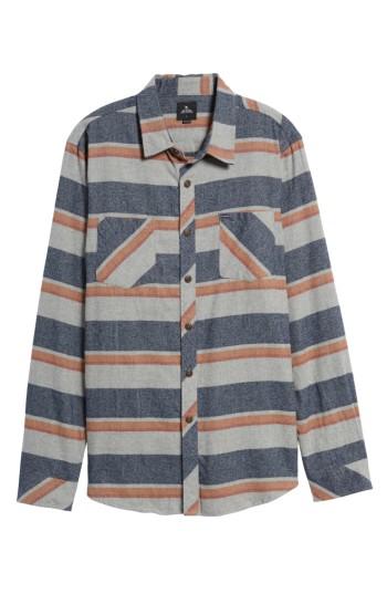 Men's Rip Curl Seager Flannel Shirt - Blue