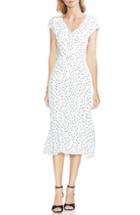 Women's Vince Camuto Polka Dot Midi Dress - Ivory