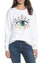 Women's South Parade Alexa - Evil Eye Sweatshirt - White