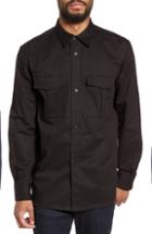 Men's Fred Perry Utility Sport Shirt, Size - Black