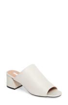 Women's Topshop Notorious Metallic Slide Sandal .5us / 36eu - White