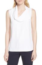 Women's Boss Imieti Cowl Neck Blouse - White
