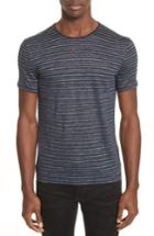 Men's John Varvatos Collection Stripe T-shirt - Blue