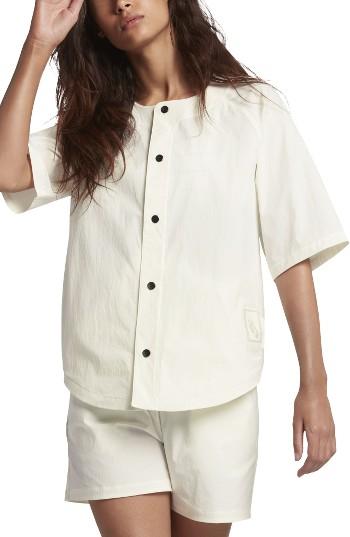Women's Nike Lab Essentials Baseball Top - Beige
