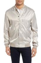 Men's French Connection Bomber Jacket, Size - White