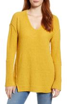 Women's Caslon Boucle Tunic Sweater - Yellow