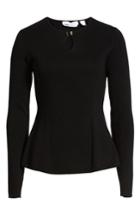 Women's Boss Filga Keyhole Sweater - Black