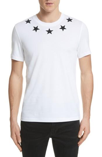 Men's Givenchy Star Applique T-shirt - White