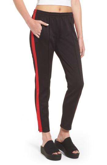Women's Arrive Nico Stripe Track Pants - Black