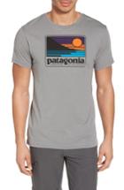 Men's Patagonia Up & Out Graphic Organic Cotton T-shirt - Grey