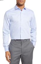 Men's Tiger Of Sweden Farrell Trim Fit Solid Dress Shirt Eu - Blue