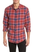 Men's Bilabong Freemont Flannel Shirt - Red