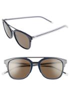 Men's Dior Homme 'black Tie' 53mm Sunglasses - Matte Blue Crystal