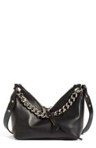 Jimmy Choo Raven Chain Lambskin Leather Shoulder Bag -