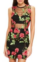 Women's Missguided Embroidered Minidress
